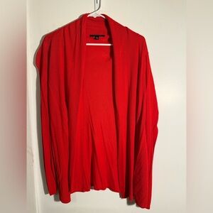 Women's Red Cyrus “the lightweight open cardigan”